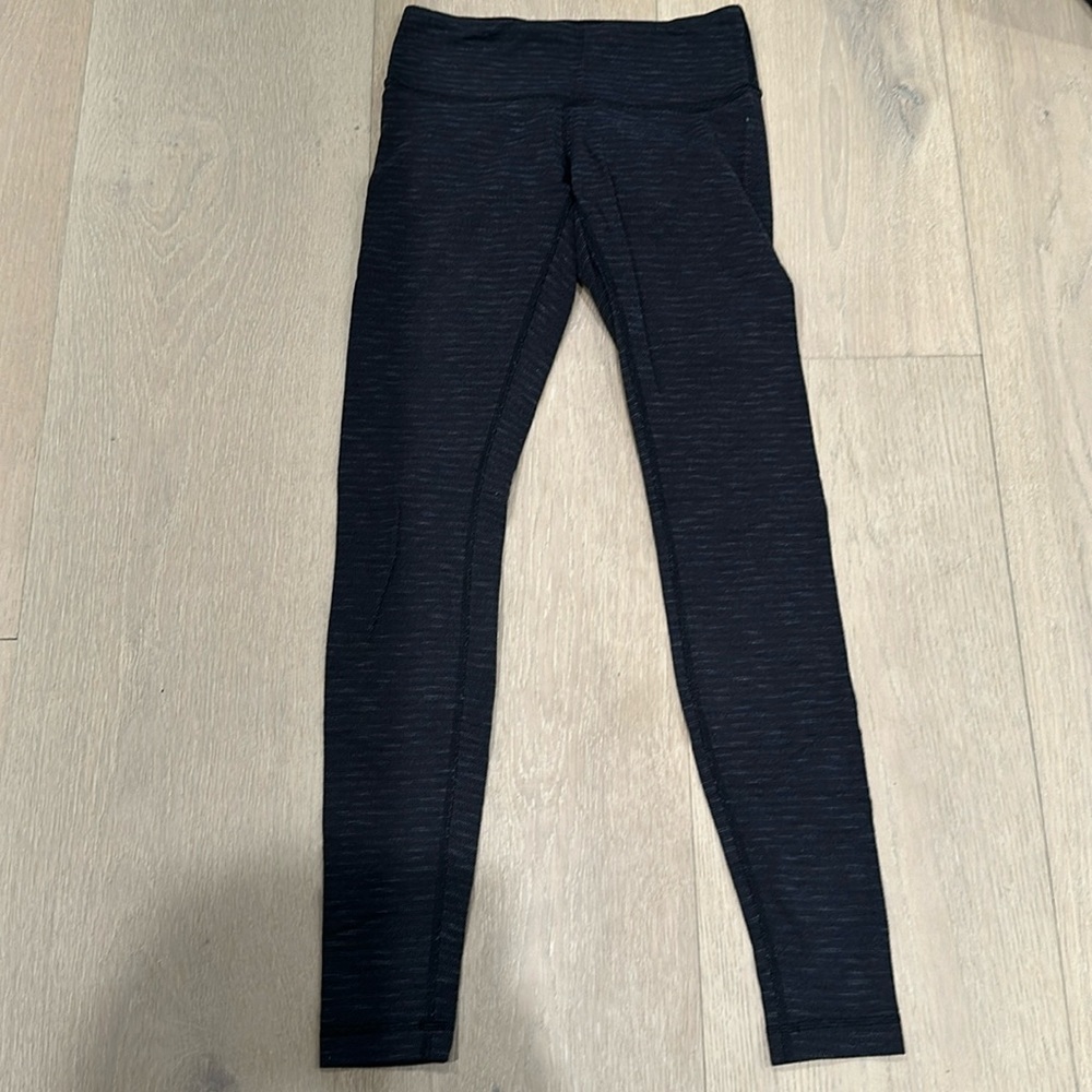 Lululemon leggings cropped black 6